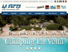 Tablet Screenshot of campinglavetta.com